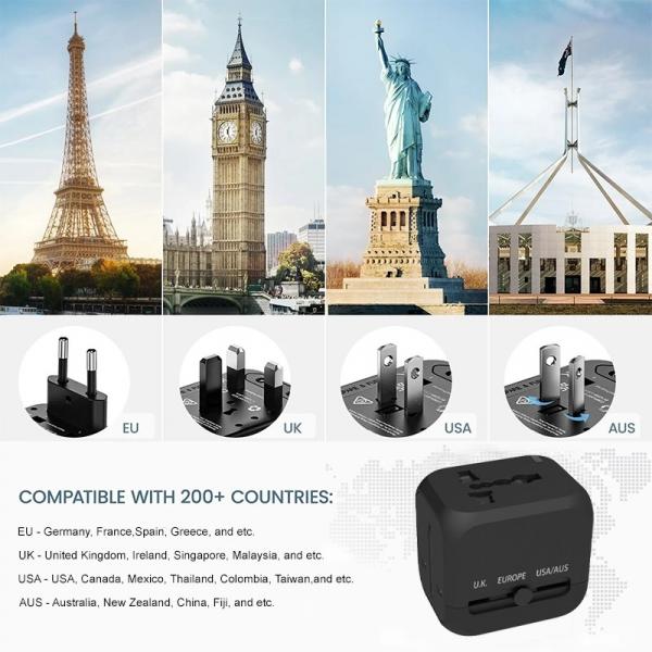 Travel Adaptor - 2U + 1C - 3.0A Fast Charge  Electronics & Gadgets Travel & Outdoor Accessories Other Travel & Outdoor Accessories New Arrivals Adaptors EGT1042-04.jpg