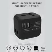 Travel Adaptor - 2U + 1C - 3.0A Fast Charge  Electronics & Gadgets Travel & Outdoor Accessories Other Travel & Outdoor Accessories New Arrivals Adaptors EGT1042-08.jpg