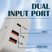 Travel Adaptor - 2U  Electronics & Gadgets Travel & Outdoor Accessories Other Travel & Outdoor Accessories New Arrivals Adaptors EGT1041-04.png