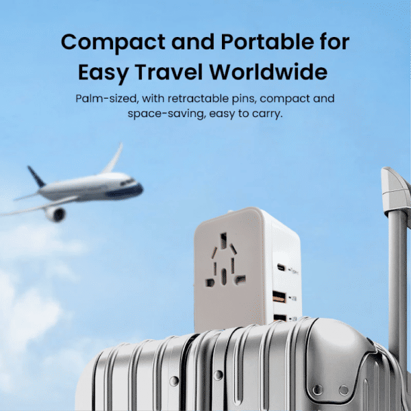 Travel Adaptor - 2U  Electronics & Gadgets Travel & Outdoor Accessories Other Travel & Outdoor Accessories New Arrivals Adaptors EGT1041-07.png
