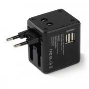 Travel Adaptor - 2 USB - 2.1A Fast Charge  Electronics & Gadgets Travel & Outdoor Accessories Other Travel & Outdoor Accessories New Arrivals Adaptors EGT1039-03.jpg