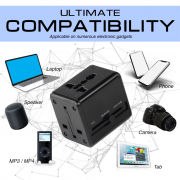 Travel Adaptor - 2 USB - 2.1A Fast Charge  Electronics & Gadgets Travel & Outdoor Accessories Other Travel & Outdoor Accessories New Arrivals Adaptors EGT1039-04.png