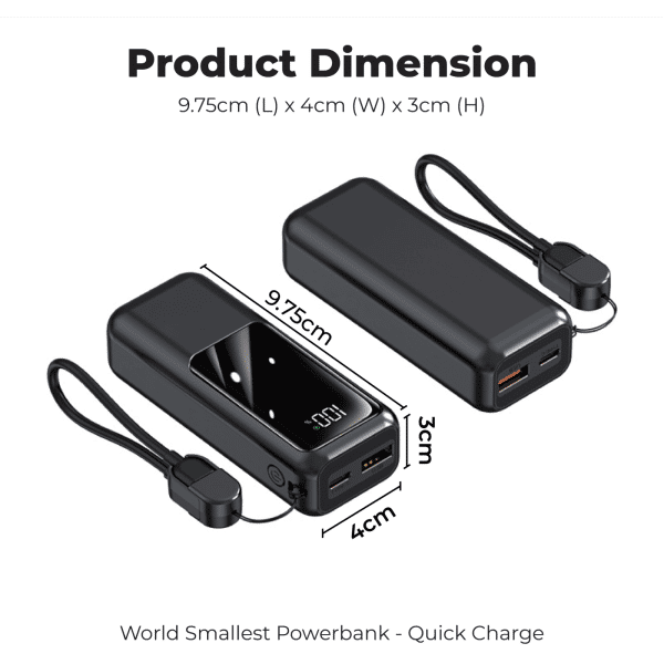 QUICKPOWER 22.5W Powerbank 10000mAh  Electronics & Gadgets New Arrivals Powerbanks EMP1163-04.png