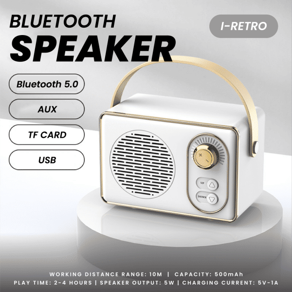I-RETRO Multifunction BT Speaker  Electronics & Gadgets New Arrivals Speakers EMS1134-02.png