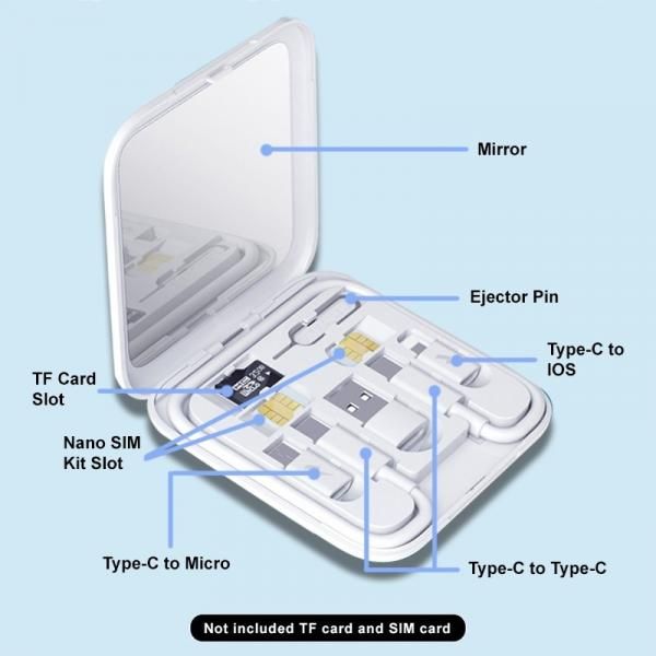 MULTICABLE - 6-in-1 QC Cable with Mirror  Electronics & Gadgets New Arrivals Cables EMA1052-02.jpg