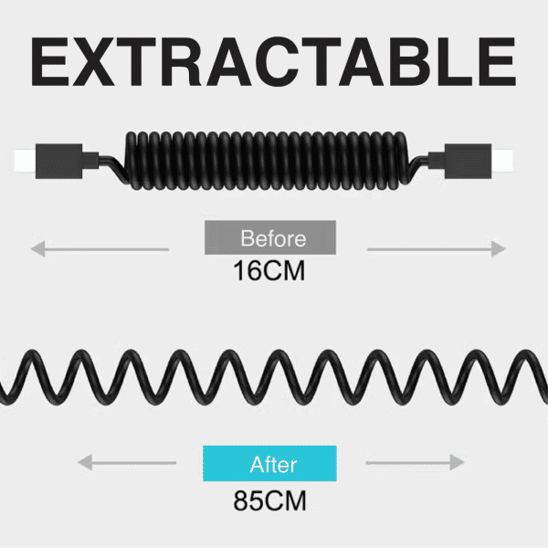 MULTICABLE - 5-in-1 60W Spring Cable  Electronics & Gadgets New Arrivals Cables EMA1054-05.png