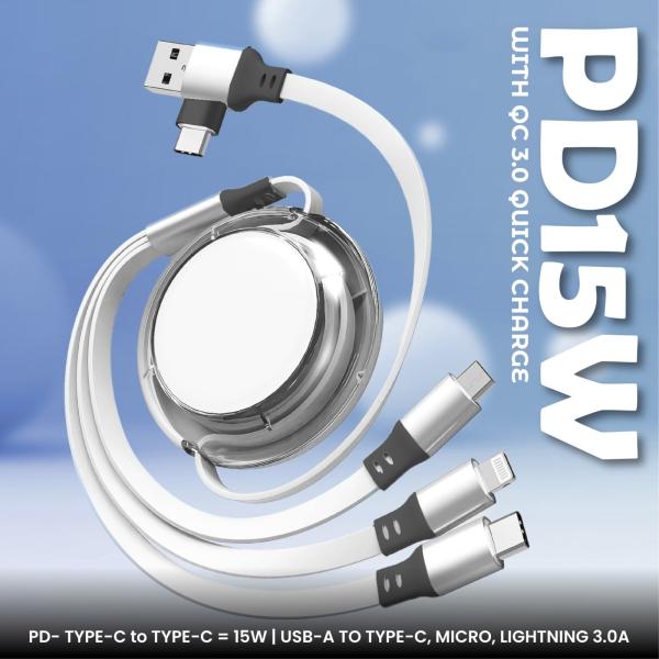 MULTICABLE - 3-in-2 Quick Charge Cable  Electronics & Gadgets New Arrivals Cables EMA1055-02.jpeg