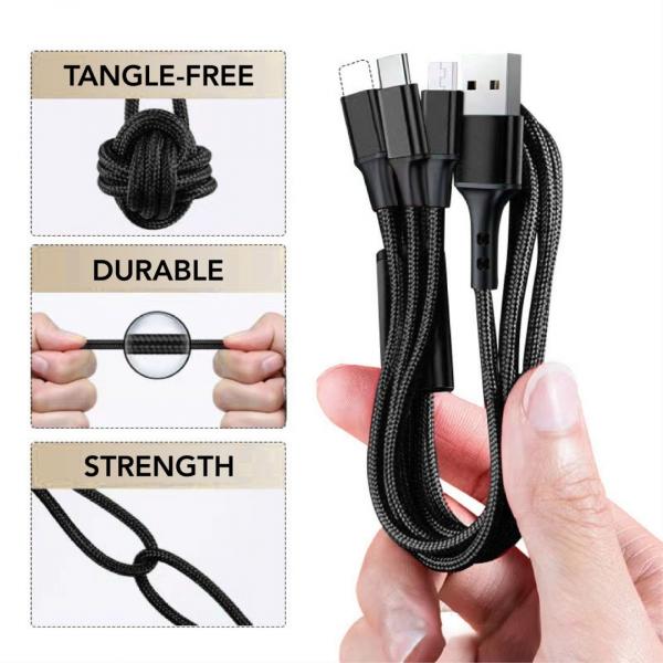 CC42C MULTICABLE - 3-in-2 Quick Charge Cable  Electronics & Gadgets New Arrivals Cables EMA1056-02.jpeg