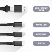 CC42C MULTICABLE - 3-in-2 Quick Charge Cable  Electronics & Gadgets New Arrivals Cables EMA1056-05.png