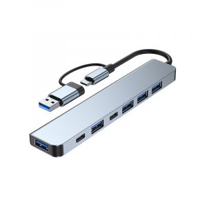 5U + 2C USB Hub  Electronics & Gadgets Others Computer & Mobile Accessories Gadget New Arrivals EMU1011-01.png