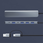5U + 2C USB Hub  Electronics & Gadgets Others Computer & Mobile Accessories Gadget New Arrivals EMU1011-05.png