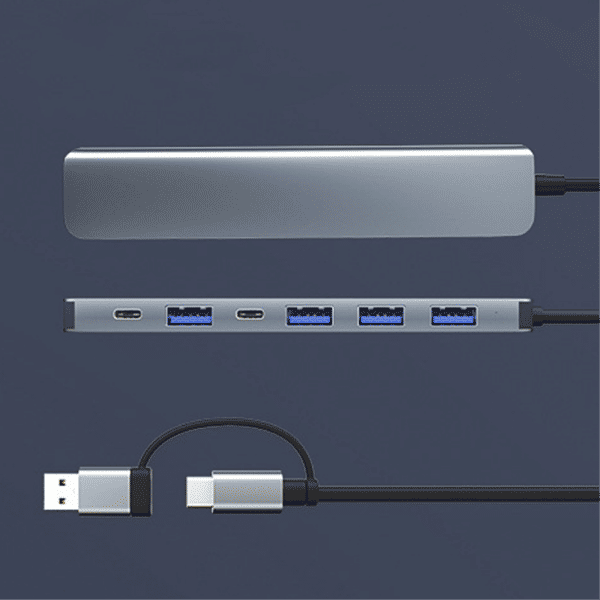 5U + 2C USB Hub  Electronics & Gadgets Others Computer & Mobile Accessories Gadget New Arrivals EMU1011-05.png