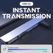 HUB08 - 4U + 1C + 1TF + 1SD + 3.5mm Jack USB Hub  Electronics & Gadgets Others Computer & Mobile Accessories Gadget New Arrivals EMU1012-04.png
