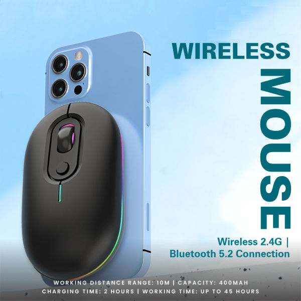 Dual Mode Rechargeable Wireless Mouse  Electronics & Gadgets Computer & Mobile Accessories New Arrivals EMM1033-02.png