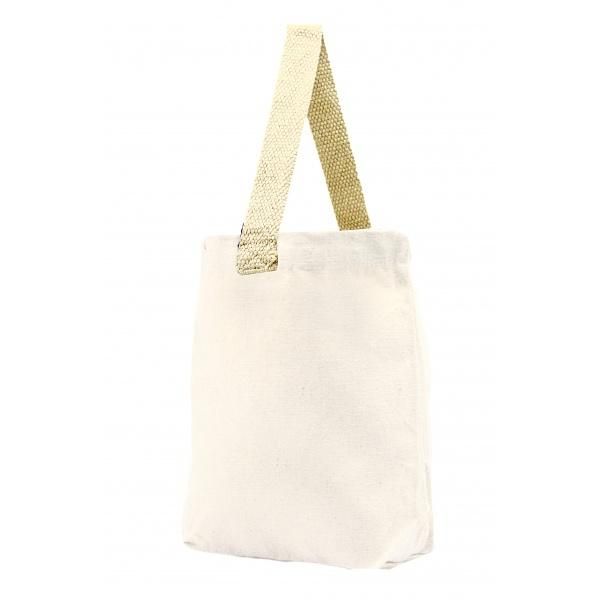 Mini 10oz Natural Cotton Tote Bag  Tote Bag / Non-Woven Bag Bags New Arrivals TNW1075-02.jpeg