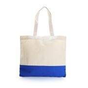 Apdox Two - Tone Canvas Tote Bag Tote Bag / Non-Woven Bag Bags NATIONAL DAY Eco Friendly TNW1020-BLU
