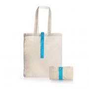 Foldable Cotton Tote Bag Tote Bag / Non-Woven Bag Bags RACIAL HARMONY DAY Earth Day TNW1024LBLU