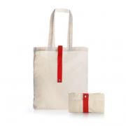 Foldable Cotton Tote Bag Tote Bag / Non-Woven Bag Bags RACIAL HARMONY DAY Earth Day TNW1024RED