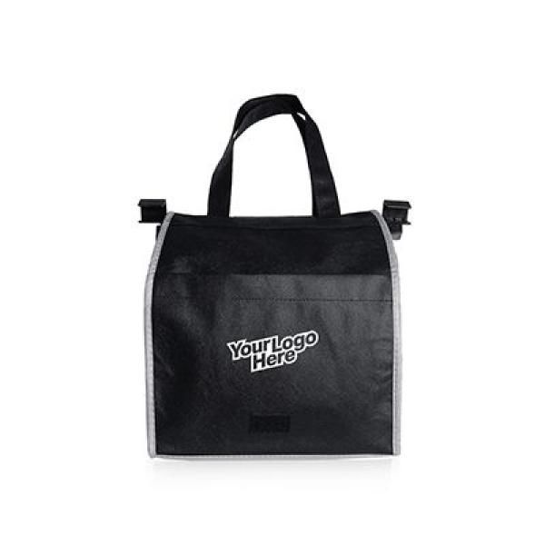 Sunlux Foldable Trolley Shopping Handbag Tote Bag / Non-Woven Bag Bags Best Deals TNW1016-BLK_2