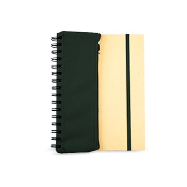 Jonzelle Notebook with Pouch Printing & Packaging Notebooks / Notepads Best Deals JNO1023_Individual_black