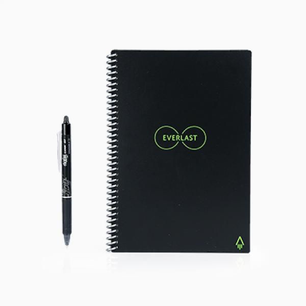 Rocketbook Everlast - Executive Office Supplies Crowdfunded Gifts Earth Day Notebooks ZNO1034-BLK