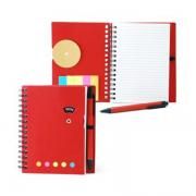 Notebook with Sticky Notes and Pen Printing & Packaging Notebooks / Notepads ZNO1016Red