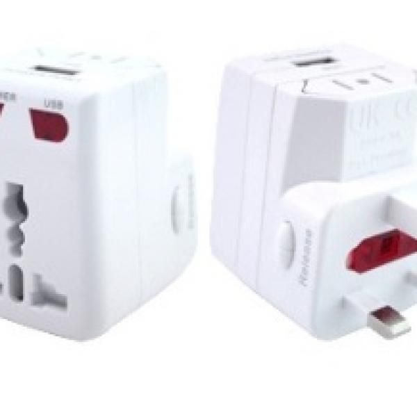 Travel Adaptor With USB Hub Electronics & Technology Gadget Best Deals EGT1005