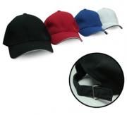 Cool Max Plain Cap w Sandwich & Silver Buckle - AP Headgears cap1103