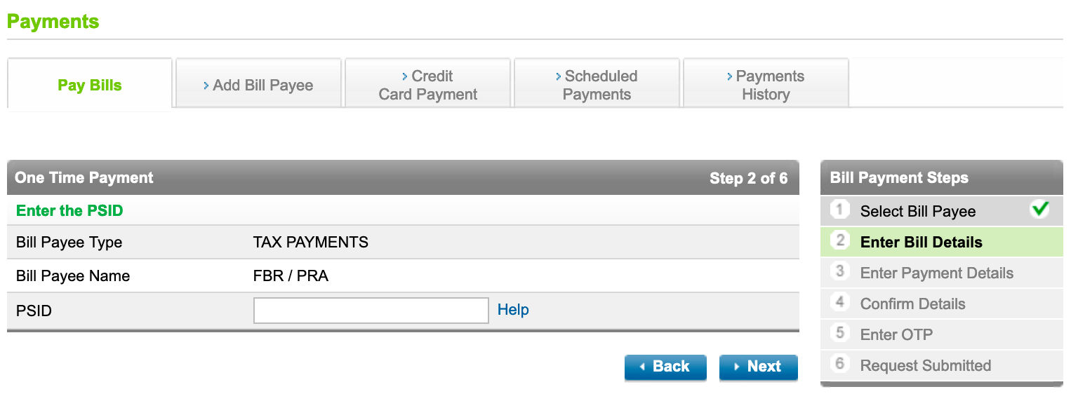 How to Pay FBR Taxes Online Using Internet Banking