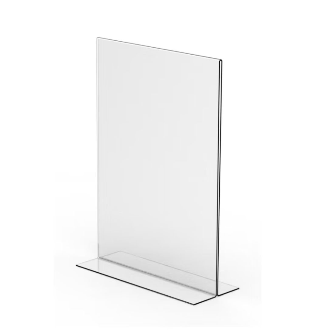 Acrylic Freestanding Ticket Holder - A5