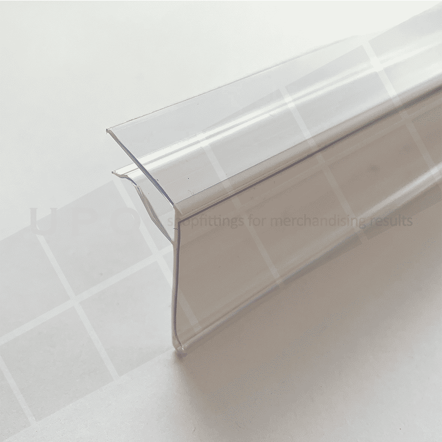 Data Strip Angled - 27 x 598 - Push On - White Back 