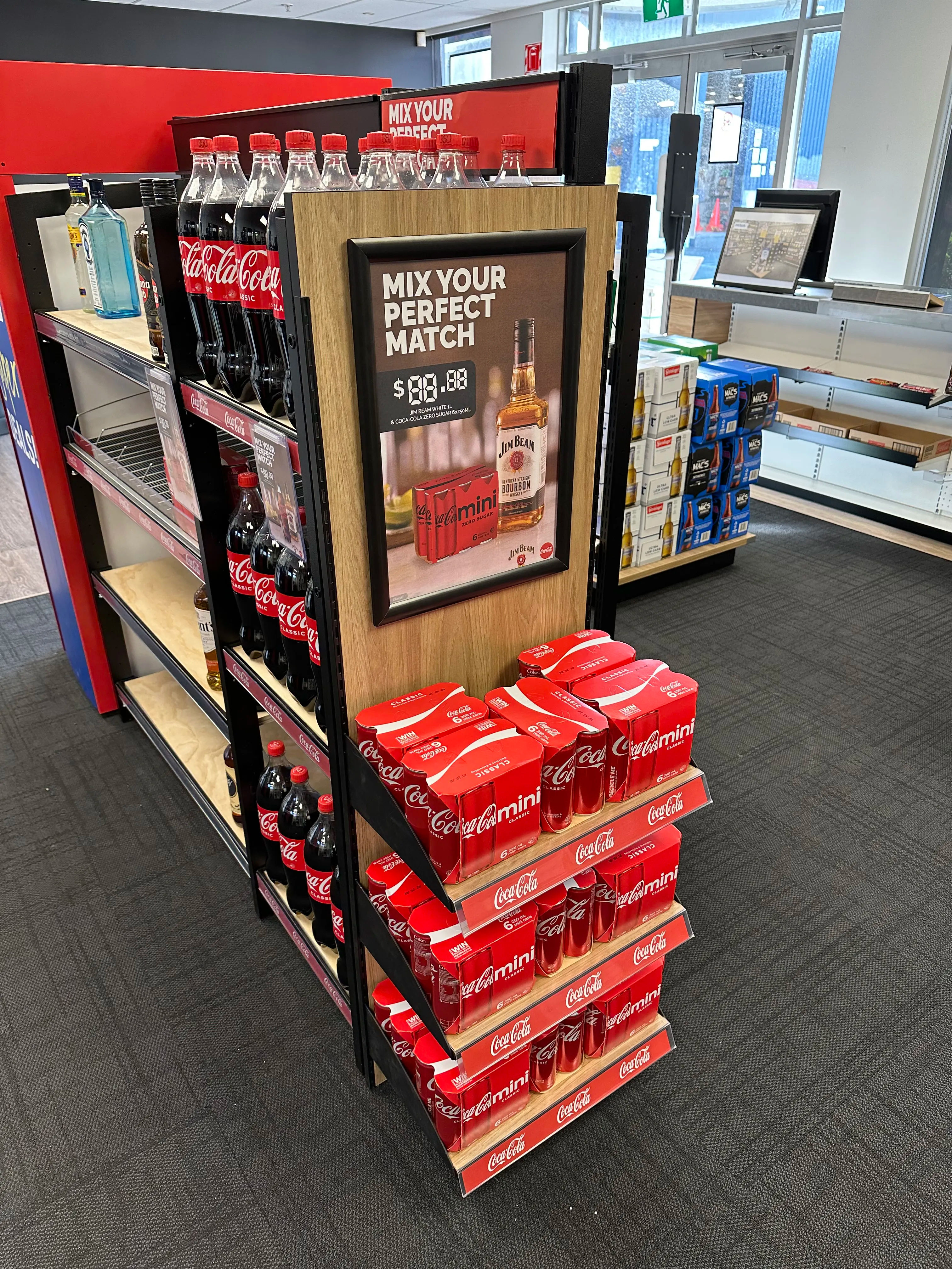 Coca-Cola floor stand