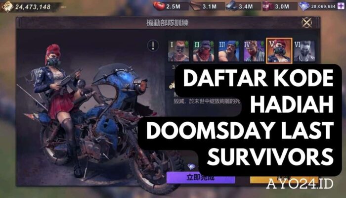 Daftar Kode Hadiah Doomsday Last Survivors Terbaru (November 2023)