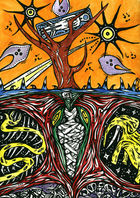 Shamans' Tomb. Artūro Rožkovo pieš.