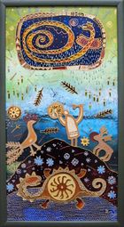 Saulės ieškojimas. Dalios Stalauskienės pieš.