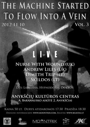 Nurse With Wound, Andrew A. MacKenzie (The Hafler Trio) ir Andrew Liles (Current 93) gros Anykščiuose!