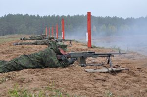 PAG-17 kovinio šaudymo pratybos Pabradės poligone. Visos nuotraukos - srž. Audriaus Matuzo