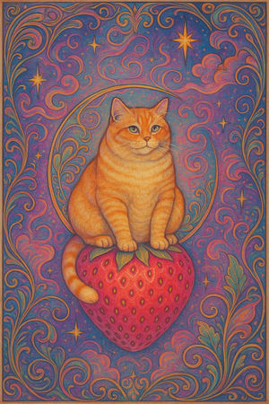 Perla and a Bloody Strawberry Moon