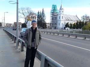 Justas Jasėnas Pasvalyje. P. Šiaučiūno fotografija 