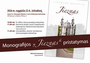 Jieznas džiaugiasi monografija JIEZNAS