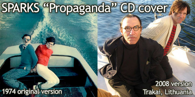 Originalios ir lietuviškos versijos "Sparks" albumo "Propaganda" viršeliai. Visos nuotraukos - RELAX live!