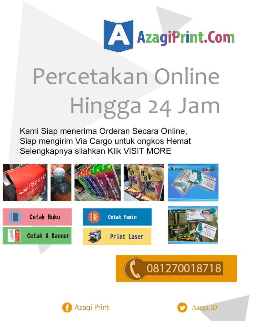 Jasa Percetakan Di Pluit Jakarta Utara + Antar Alamat 4 4 Apakah Saat ini Kamu Sedang Mencari Jasa Percetakan Di Pluit Jakarta Utara ? Jika benar, kamu sudah Berada di pencarian yang tepat, Kami dari Azagi Print Memiliki layanan Percetakan Printing Ke jakarta utara dengan layanan hingga seluruh indonesia dengan antar alamat yang Hemat percetakan murah jakarta Utara