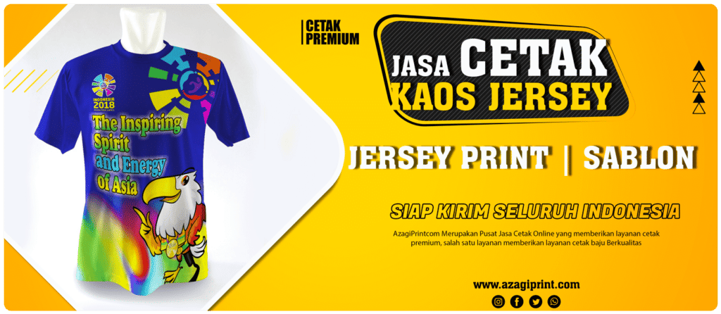Jasa Cetak Kaos Jersey di Jakarta Full Print - Azagi Print 4 4 Jasa Cetak Kaos Jersey di jakarta Kami dari Azagi Print terus berusaha mengembangkan kemudahan dan Jasa Cetak Kaos Jakarta Full Print kualitas Hight Resolusi, yang dapat meghasilkan karya atau baju yang berkualitas print jersey jakarta