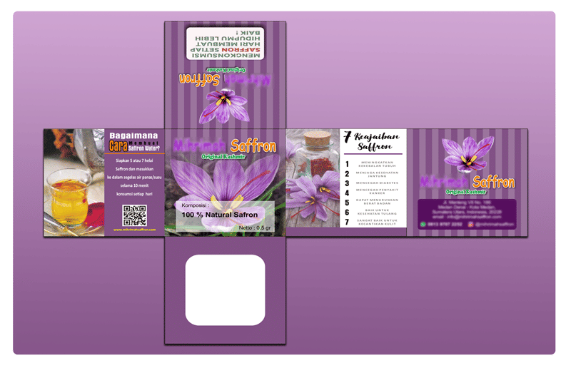 Jasa Cetak Kotak Saffron Kirim Seluruh Indonesia 5 5 Azagi Print kini hadir memenuhi kebutuhan Cetak Kotak atau Packaging untuk produk saffron, cetak kotak saffron, kemasan saffron, desain kotak saffron dan lain-lain. Gunakan Jasa Cetak Kotak Saffron dari Azagi Print. Manfaat Saffron