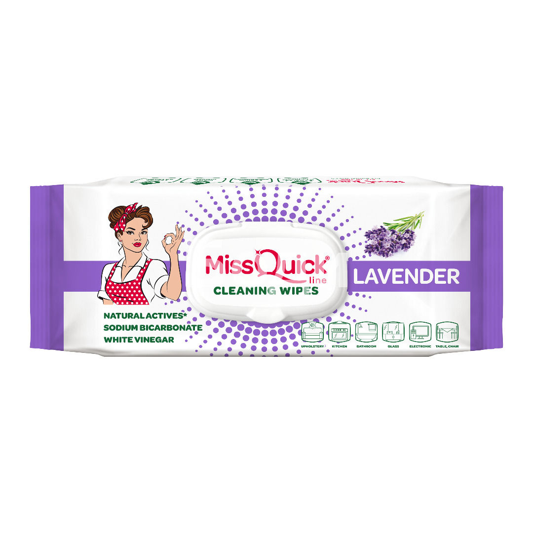 MIS QUICK CLEANING CLOTHS LAVENDER 80 pcs.