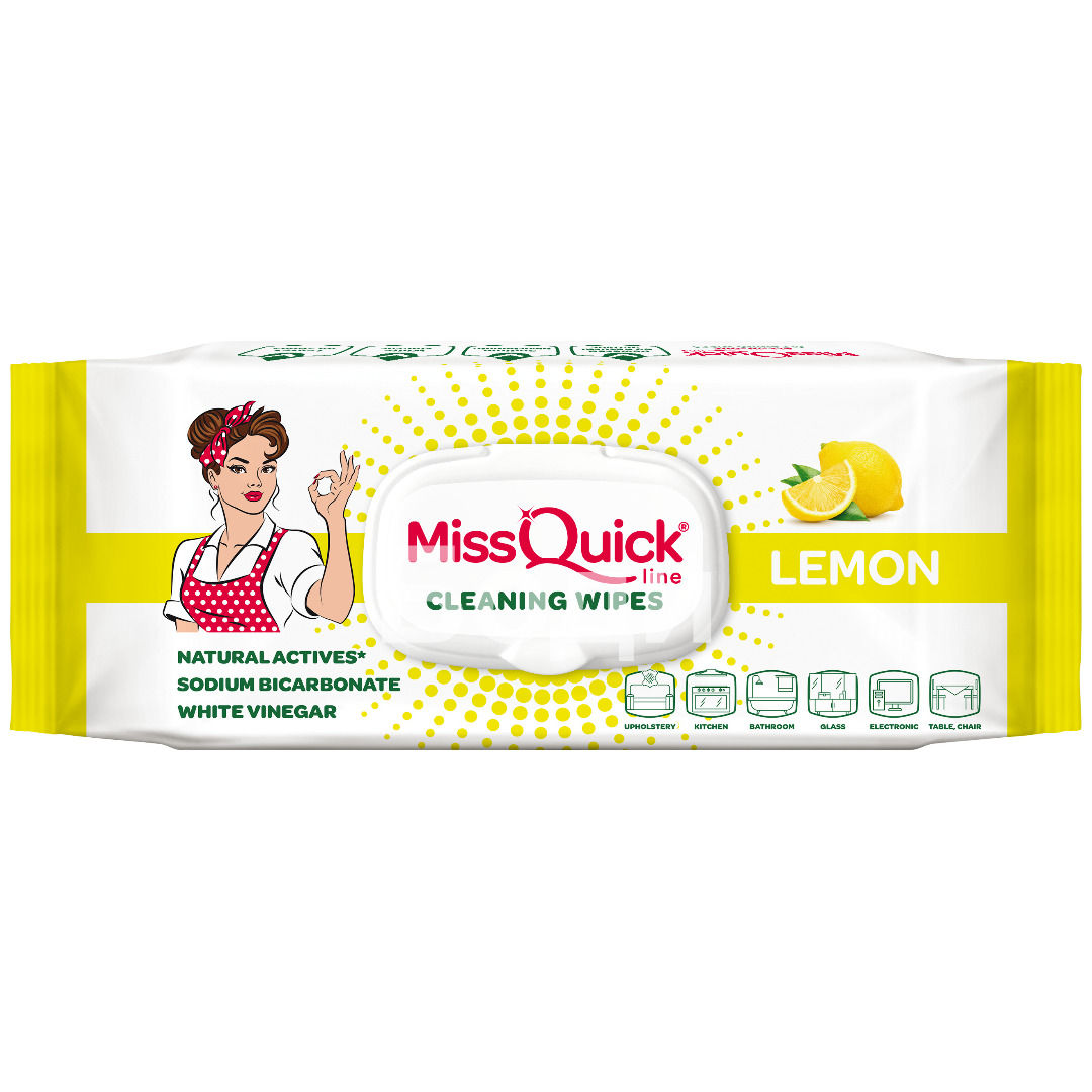 MIS QUICK CLEANING CLOTHS LEMON 80 pcs