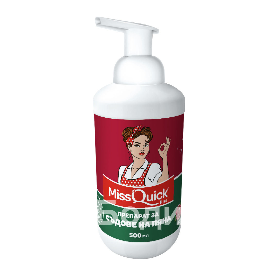 МИС КУИК FOAMING DISH DETERGENT POMEGRANATE 500 ml