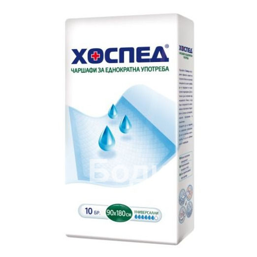 ПАМУЧНИ ЧАРШАФИ ХОСПЕД ЕДНОКРАТНА УПОТРЕБА 90х180