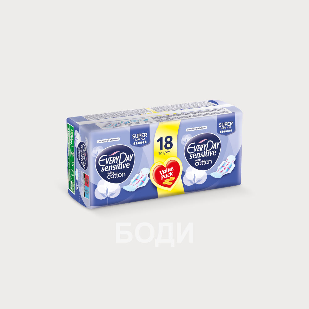 ДАМСКИ ПРЕВРЪЗКИ EVERY DAY SENSITIVE SUPER X18БР