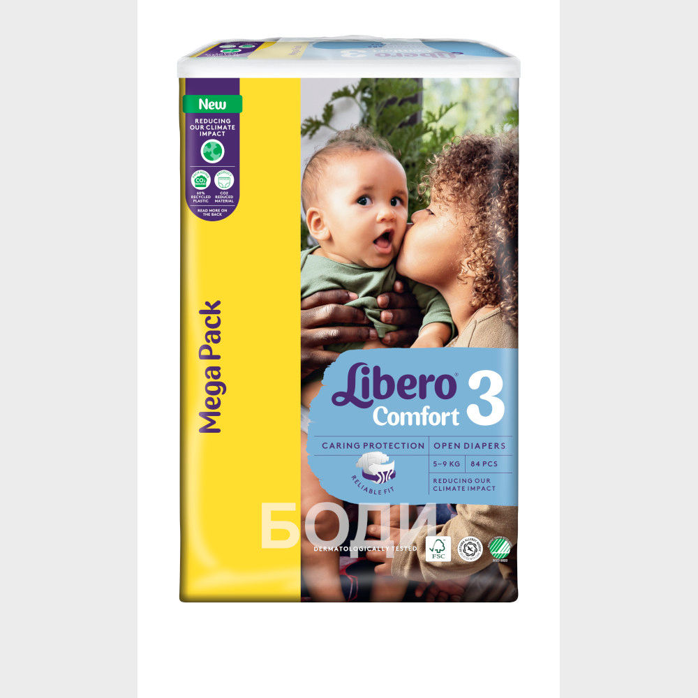 ПАМПЕРС LIBERO 3 MIDI, 5-9 КГ 84 БР